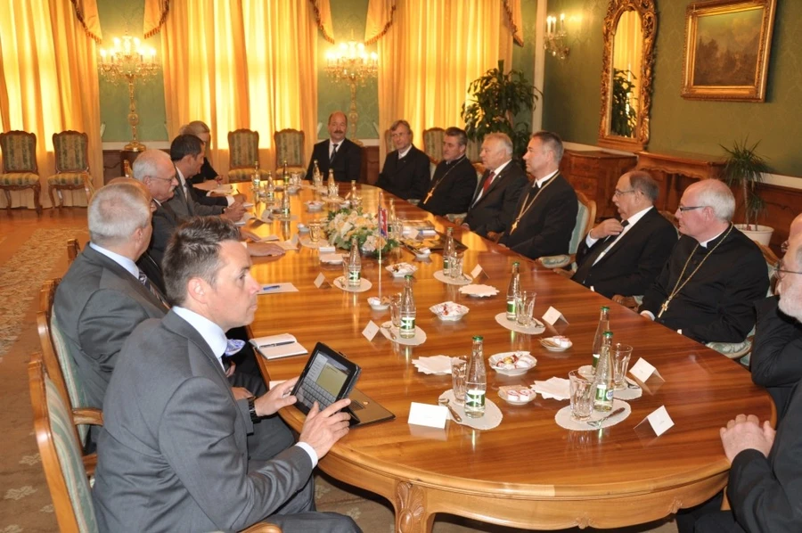 Representatives of Evangelical Churches at the President of the Slovak Republic