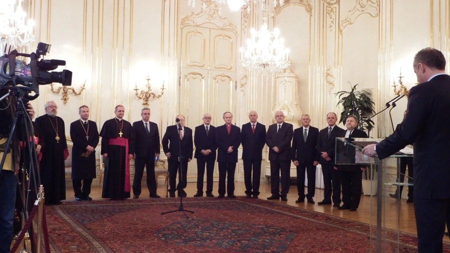 New Year´s meeting the President of Slovak republic with the representatives of the Churches 